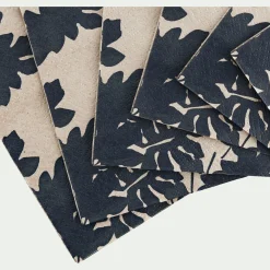 Serviette De Table*alinea Lot de 20 serviettes en papier motif figuier 33x33cm - alpilles Beige