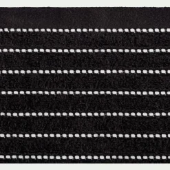 Serviette Invité*alinea Lot de 2 serviettes invité en coton - 30x50cm Noir