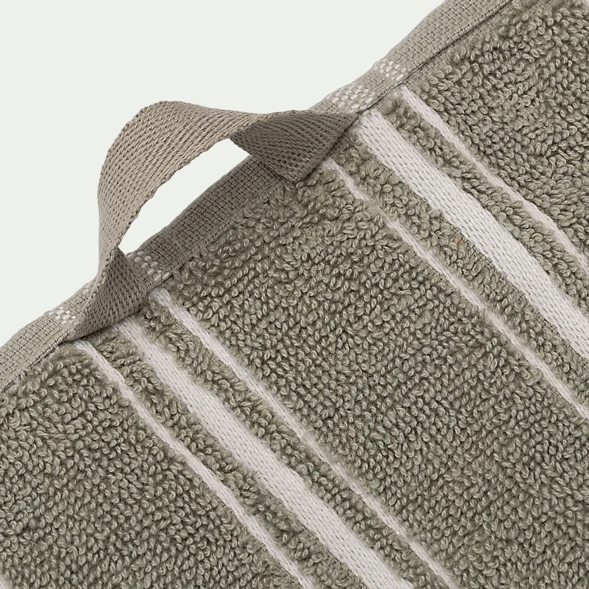 Serviette Invité*alinea Lot de 2 serviettes invité en coton - olivier 30x50cm Vert