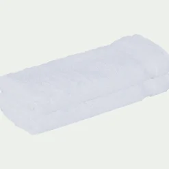 Serviette Invité*alinea Lot de 2 serviettes invité en coton peigné - optique 30x50cm Blanc