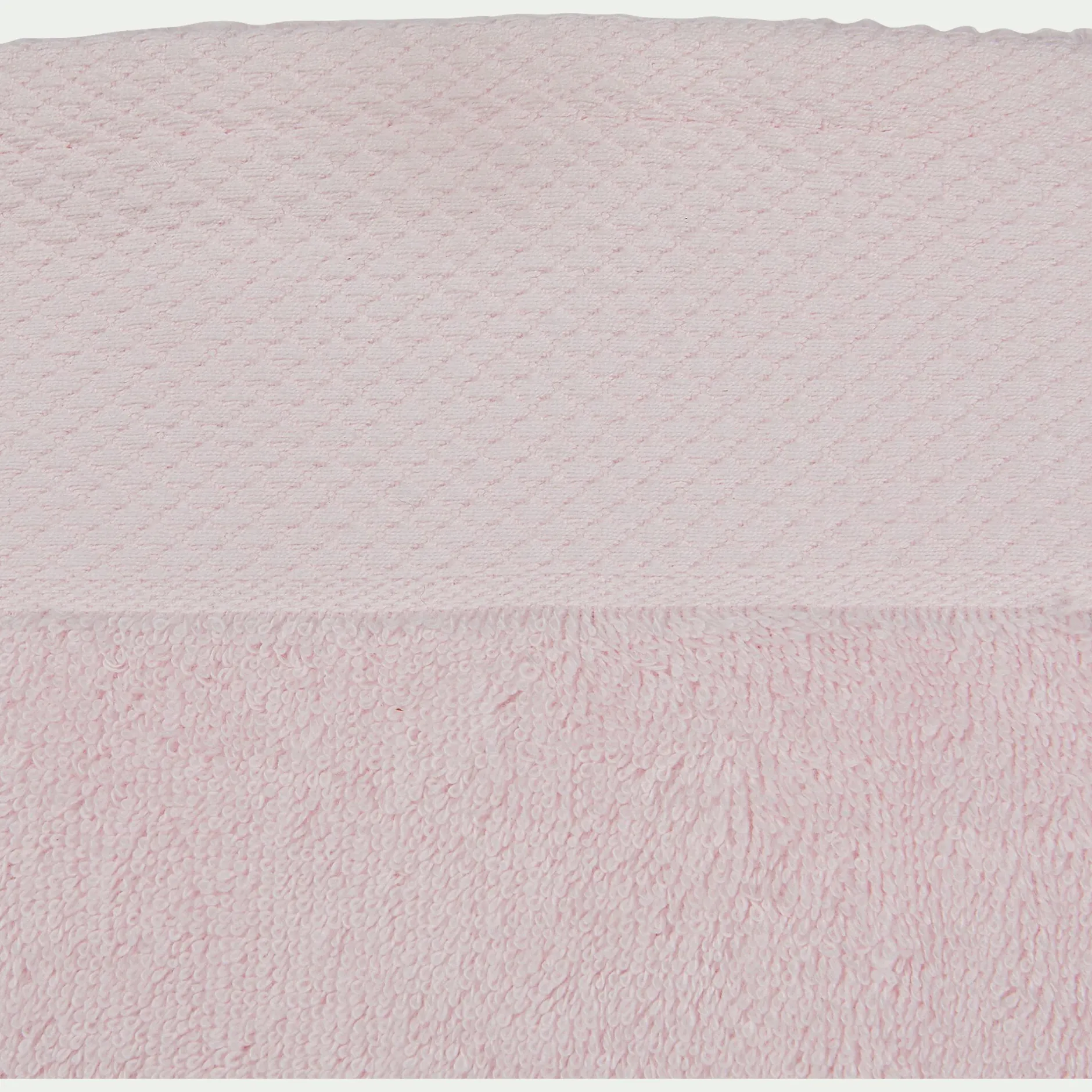 Serviette Invité*alinea Lot de 2 serviettes invité en coton peigné - simo 30x50cm Rose