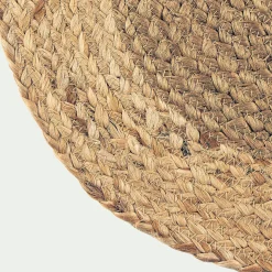 Set De Table*alinea Lot de 2 sets de table ronds en jute - naturel D38cm