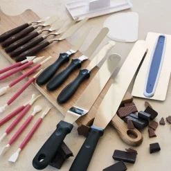 Ustensile Pour Pâtisserie*alinea Lot de 5 spatules de modelage en inox - Argenté