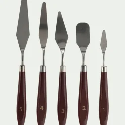 Ustensile Pour Pâtisserie*alinea Lot de 5 spatules de modelage en inox - Argenté