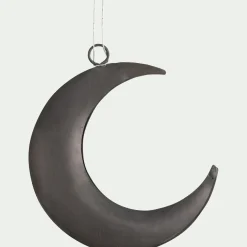 Suspension De Noël*alinea Lot de 2 suspensions de Noël lune et étoile en fer - Argenté