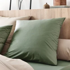 Taie D'Oreiller*alinea Lot de 2 taies d'oreiller en coton - cèdre 65x65cm Vert
