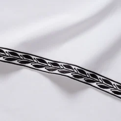 Taie D'Oreiller*alinea Lot de 2 taies d'oreiller en percale de coton 65x65cm - Blanc