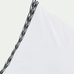 Taie D'Oreiller*alinea Lot de 2 taies d'oreiller en percale de coton 65x65cm - Blanc