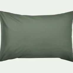 Taie D'Oreiller*alinea Lot de 2 taies d'oreiller en coton - cèdre 50x70cm Vert