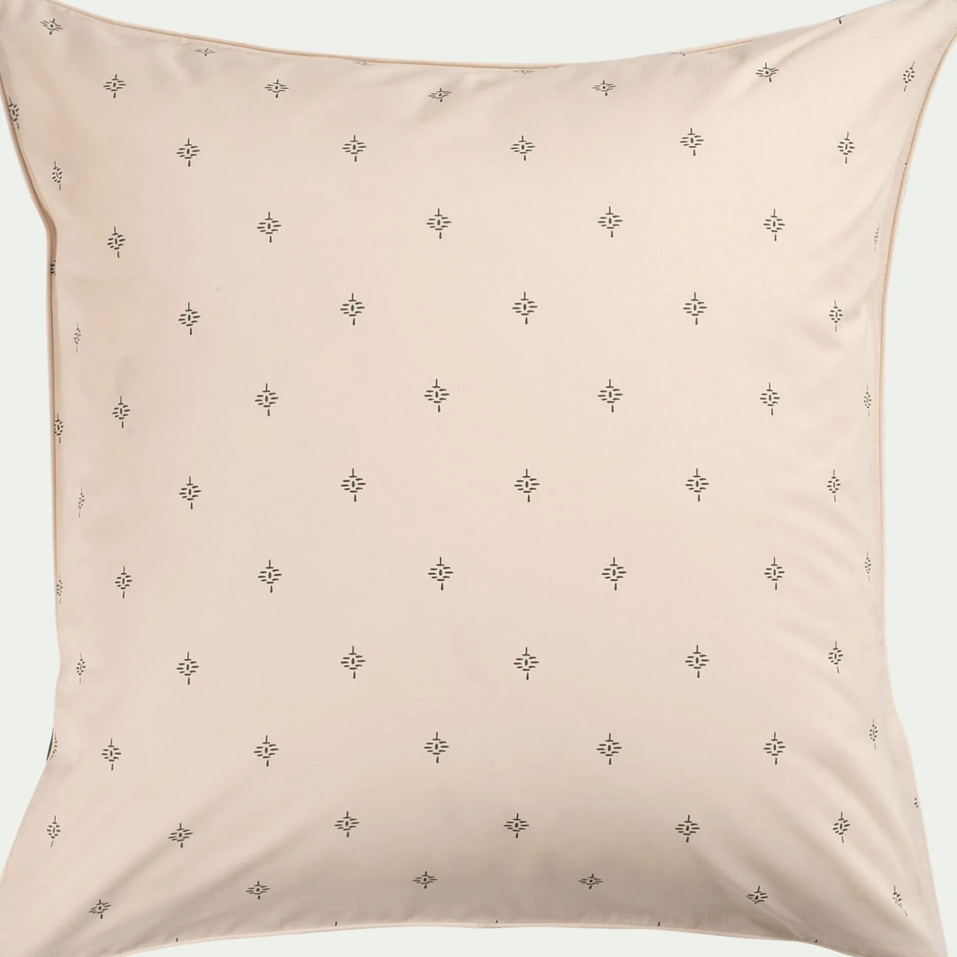 Taie D'Oreiller*alinea Lot de 2 taies d'oreiller en coton 65x65cm avec motif - Vert