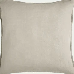 Taie D'Oreiller*alinea Lot de 2 taies d'oreiller en lin lavé - 65x65cm Beige