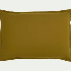 Taie D'Oreiller*alinea Lot de 2 taies d'oreiller en percale de coton - alep 50x70cm Jaune