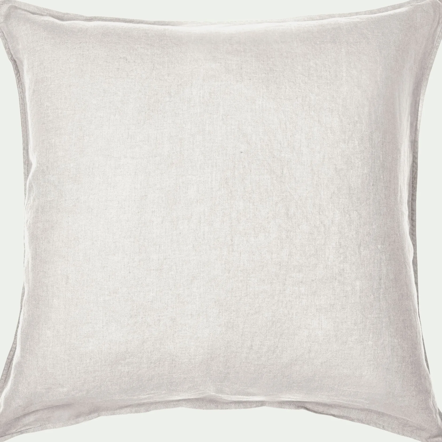 Taie D'Oreiller*alinea Lot de 2 taies d'oreiller en lin lavé - capelan 65x65cm Blanc
