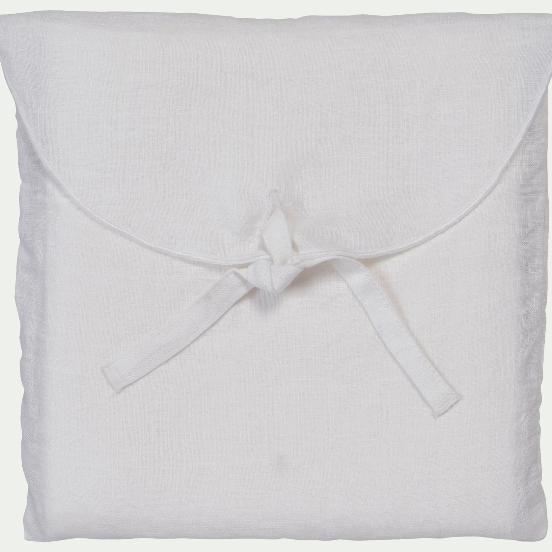 Taie D'Oreiller*alinea Lot de 2 taies d'oreiller en lin lavé - capelan 65x65cm Blanc