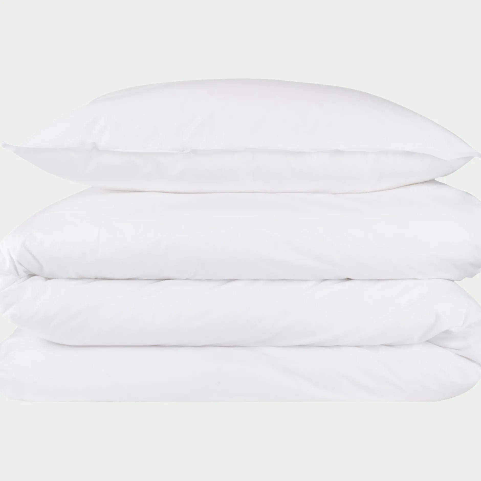 Taie D'Oreiller*alinea Lot de 2 taies oreiller en coton - 65x65cm Blanc