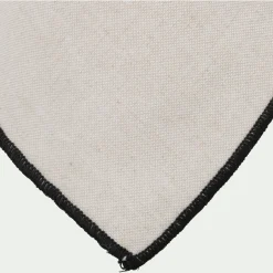 Tablier Et Torchon*alinea Lot de 2 torchons brodés en coton finition point de bourdon 50x70cm - Beige