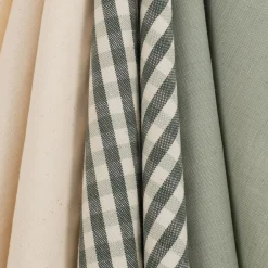 Tablier Et Torchon*alinea Lot de 3 torchons dépareillés en coton 50x70cm - Bleu