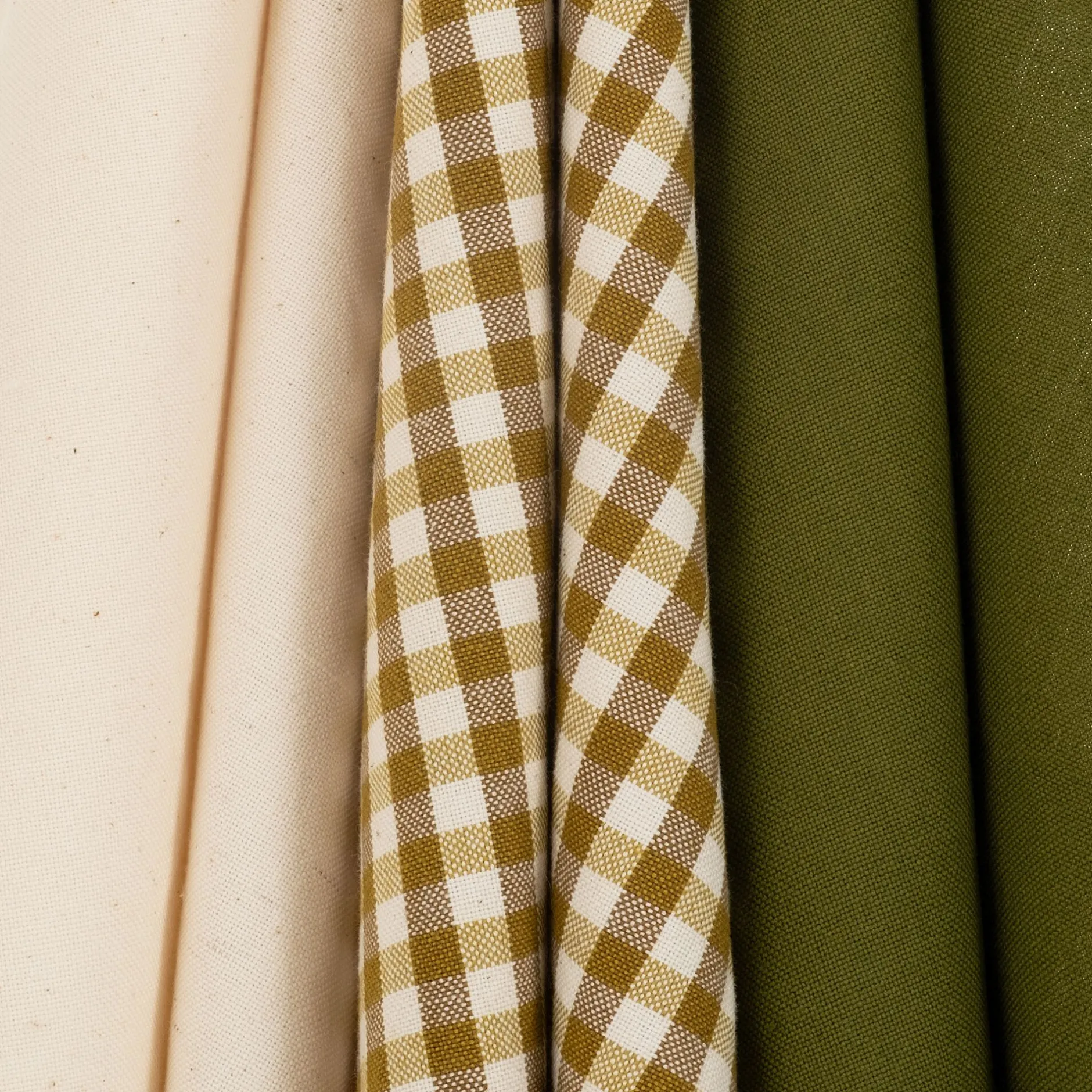 Tablier Et Torchon*alinea Lot de 3 torchons dépareillés en coton 50x70cm - Vert