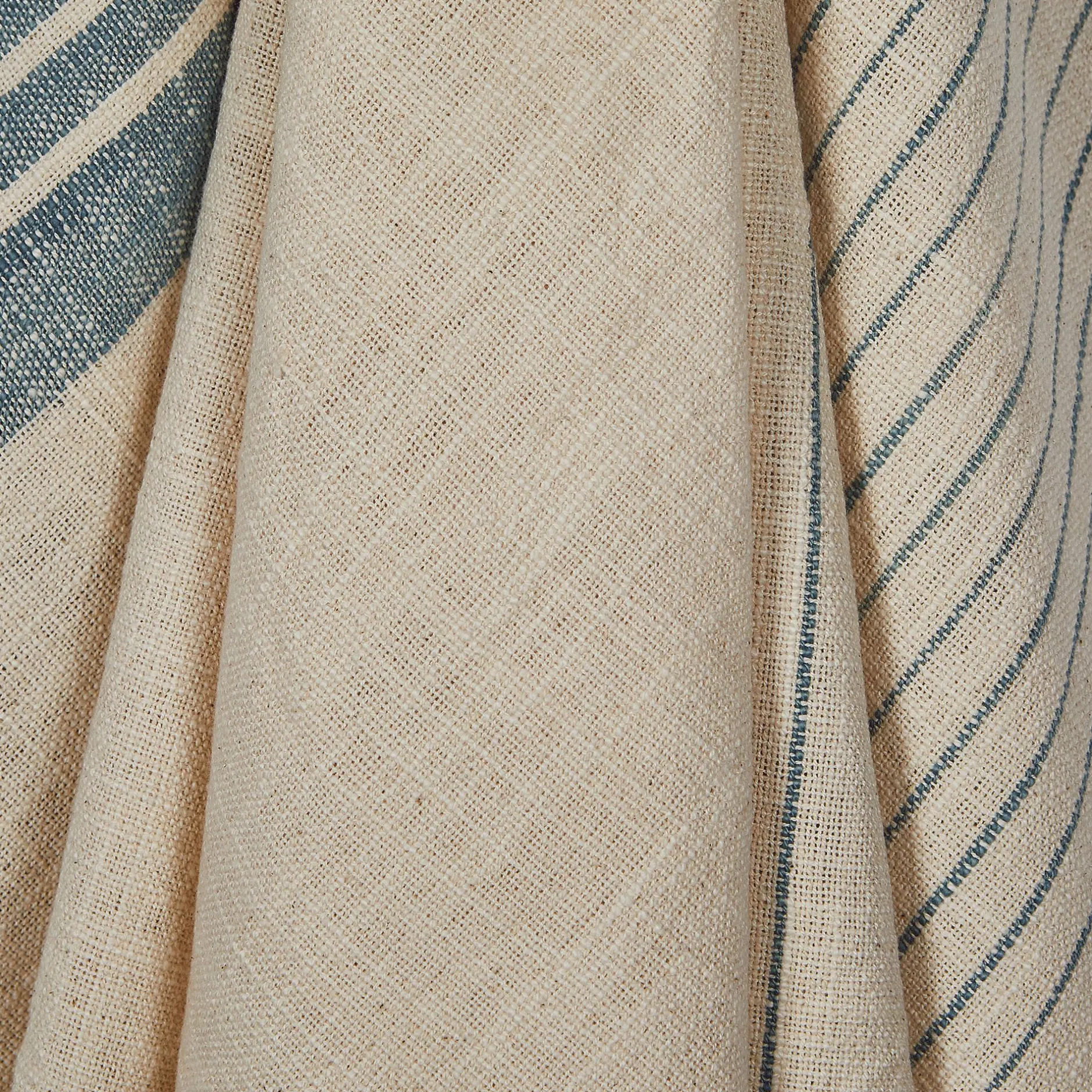 Tablier Et Torchon*alinea Lot de 3 torchons en coton beige et bleu Blanc