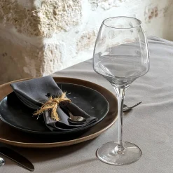 Verre À Pied|Verre À Vin*alinea Lot de 6 verres à pied en cristallin 40cl - Transparent