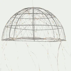 Guirlande De Noël*alinea Lustre méduse en fer H100xD27cm - Jaune