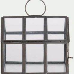 Décoration De La Table De Noël|Objet Décoratif De Noël*alinea Maisonnette en Verre 15,5X10,5XH13CM - transparent Argenté