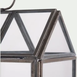 Décoration De La Table De Noël|Objet Décoratif De Noël*alinea Maisonnette en Verre 15,5X10,5XH13CM - transparent Argenté