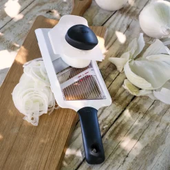 Ustensile De Cuisine*alinea Mandoline à main en pvc et lame en inox - Blanc