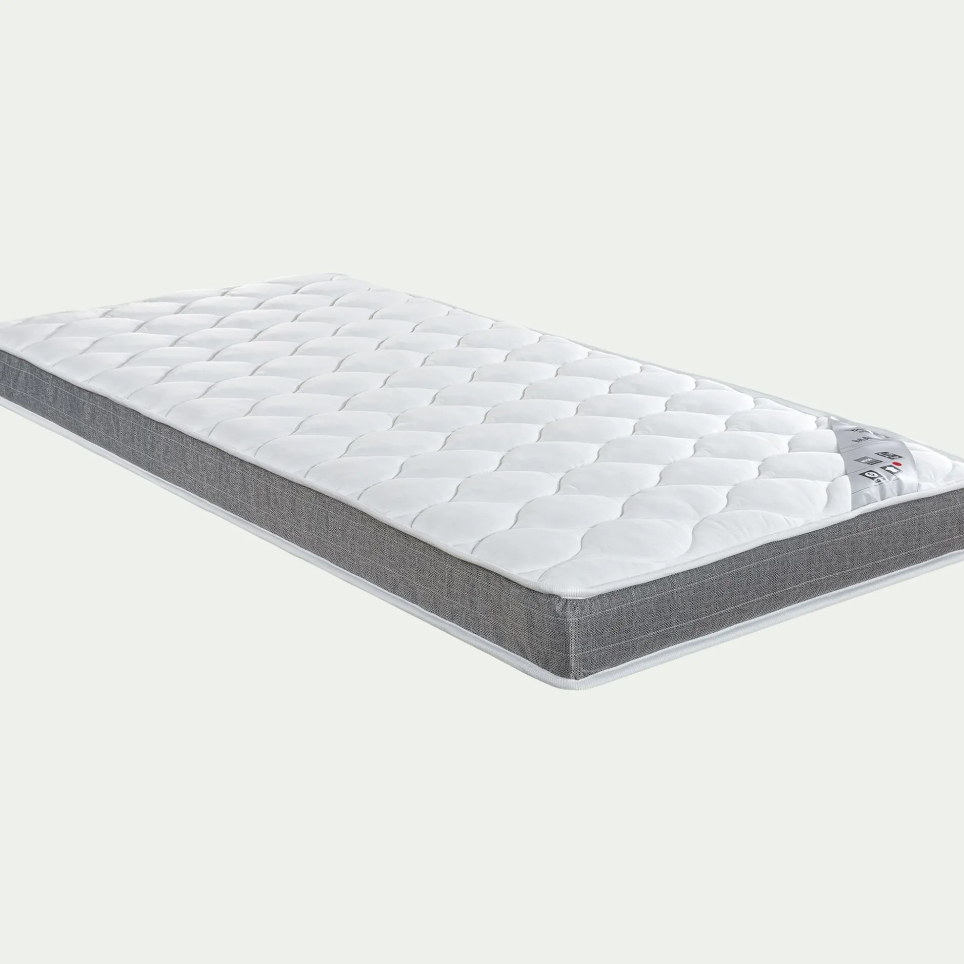 Matelas 1 Place|Matelas Enfant*alinea Matelas en mousse accueil équilibré 15cm 90x190cm - blanc