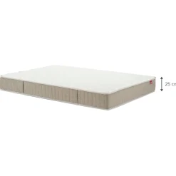 Matelas 140X190 Cm|Matelas 1 Place*alinea Matelas Epeda à ressorts accueil équilibré 140x190cm Blanc