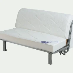 Canapé Bz*alinea Matelas mousse DUNLOPILLO 15cm pour BZ 160cm Blanc