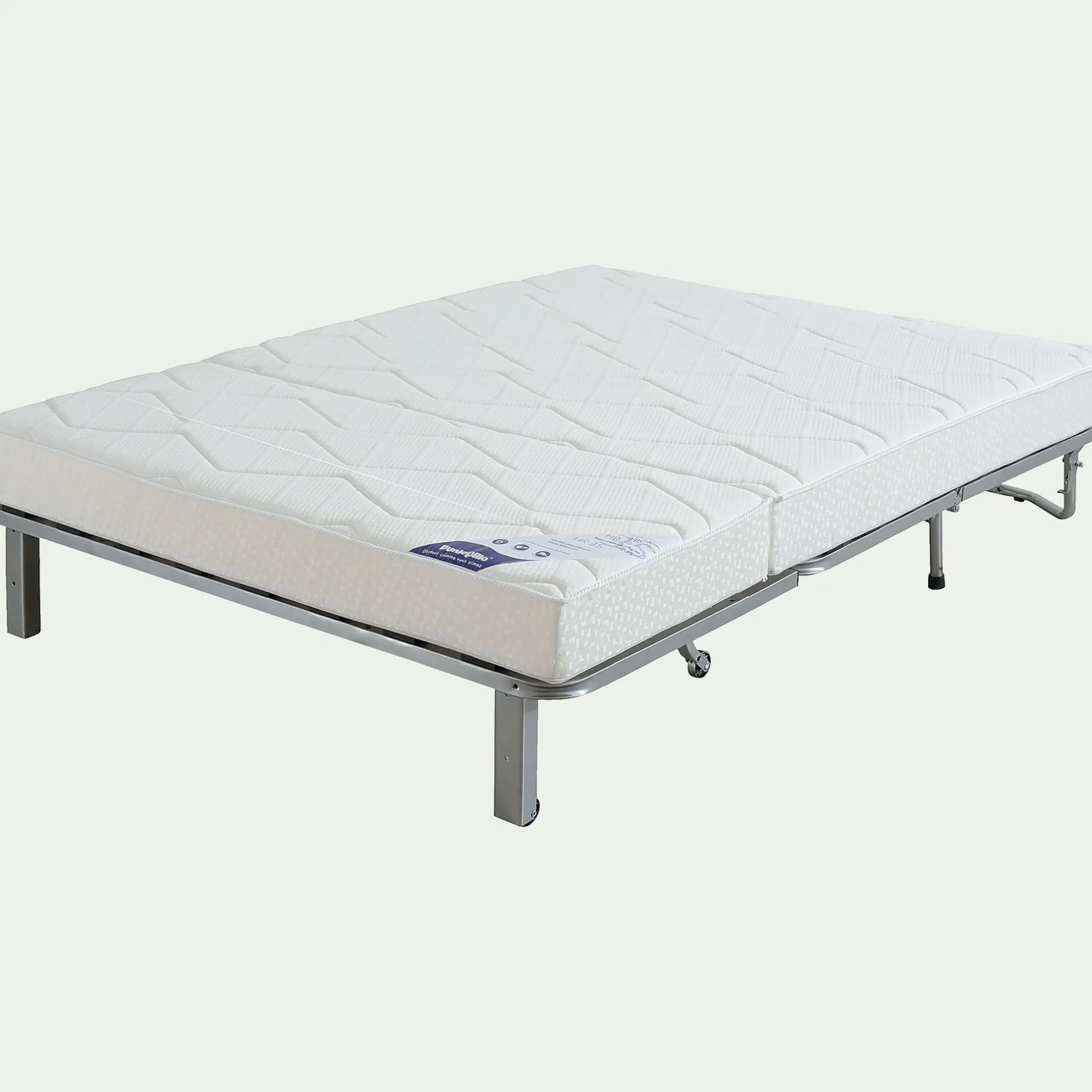 Canapé Bz*alinea Matelas mousse DUNLOPILLO 15cm pour BZ 160cm Blanc