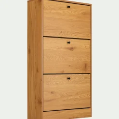 Meuble D'Entrée*alinea Meuble à chaussures en bois - Bois clair