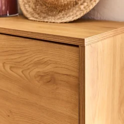 Meuble D'Entrée*alinea Meuble à chaussures en bois - Bois clair