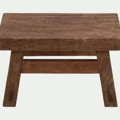 Bout De Canapé*alinea Meuble d'appoint en bois de manguier - Bois foncé