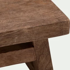 Bout De Canapé*alinea Meuble d'appoint en bois de manguier - Bois foncé