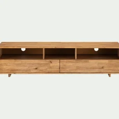 Meuble Tv*alinea Meuble TV en acacia L170cm - Bois clair