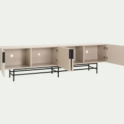 Meuble Tv*alinea Meuble TV en bois 4 portes - Beige