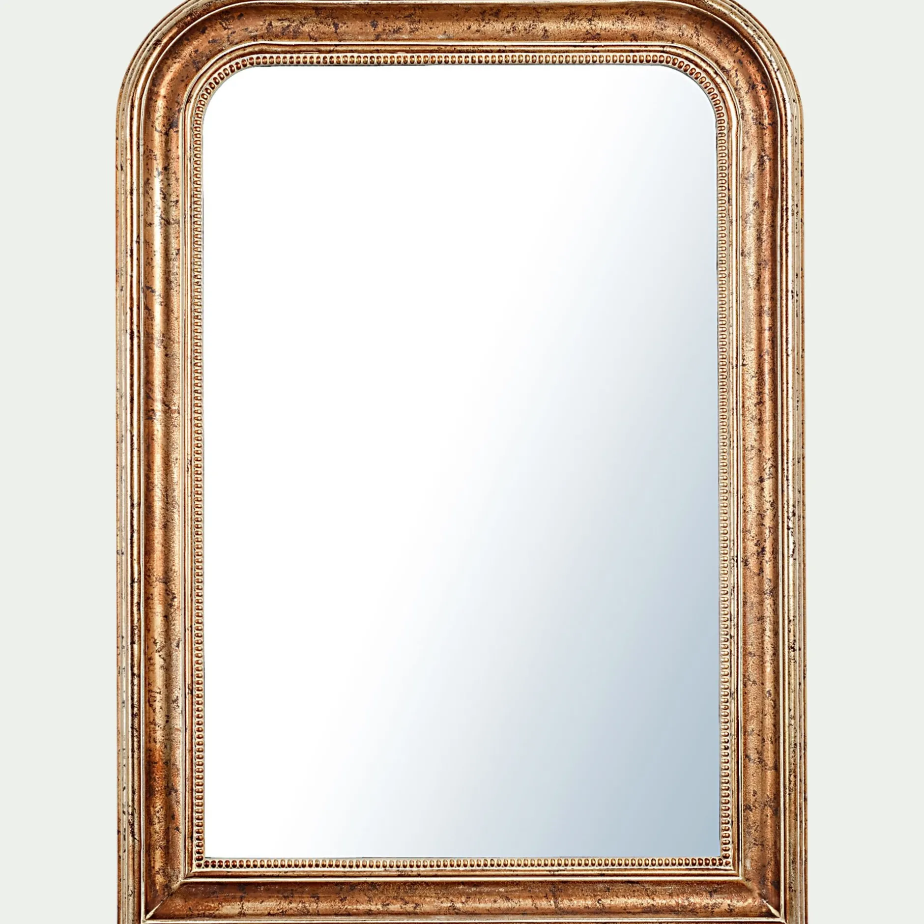 Miroir*alinea Miroir à moulures en bois H115cm - Doré