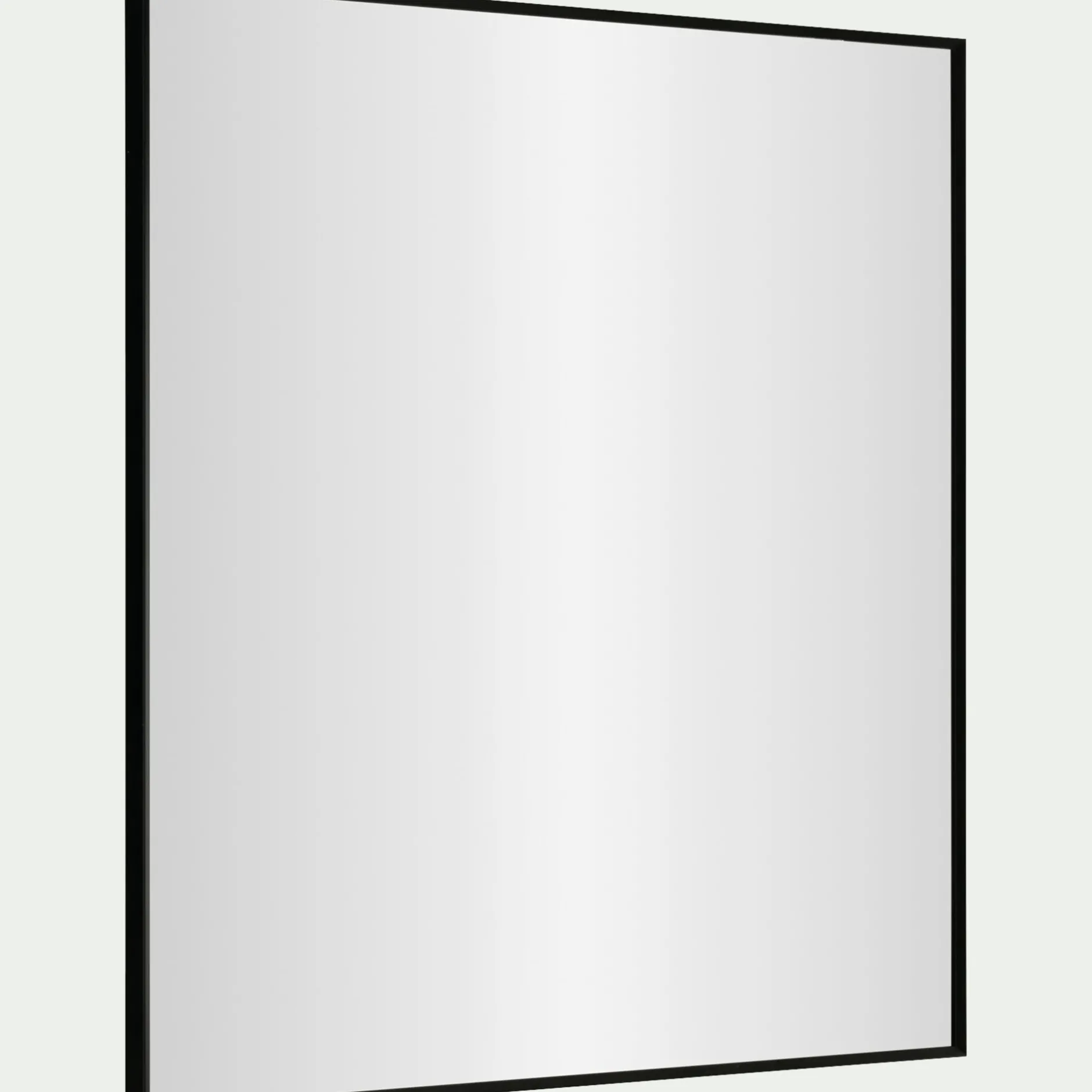 Miroir*alinea Miroir carré en aluminium 70x70cm - Noir