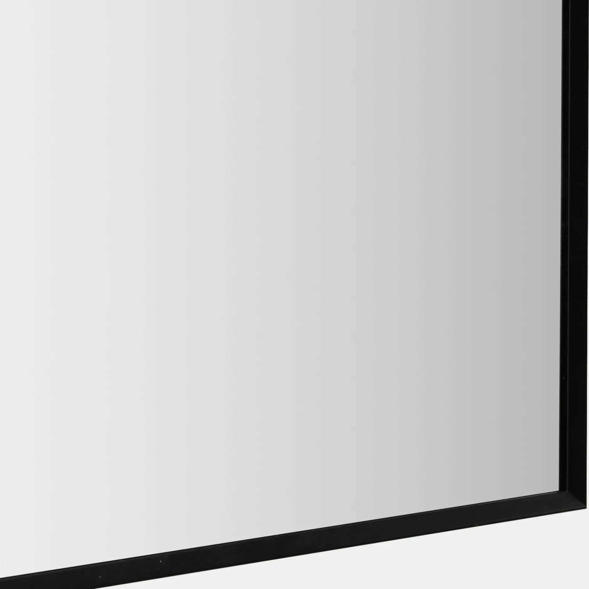 Miroir*alinea Miroir carré en aluminium 70x70cm - Noir