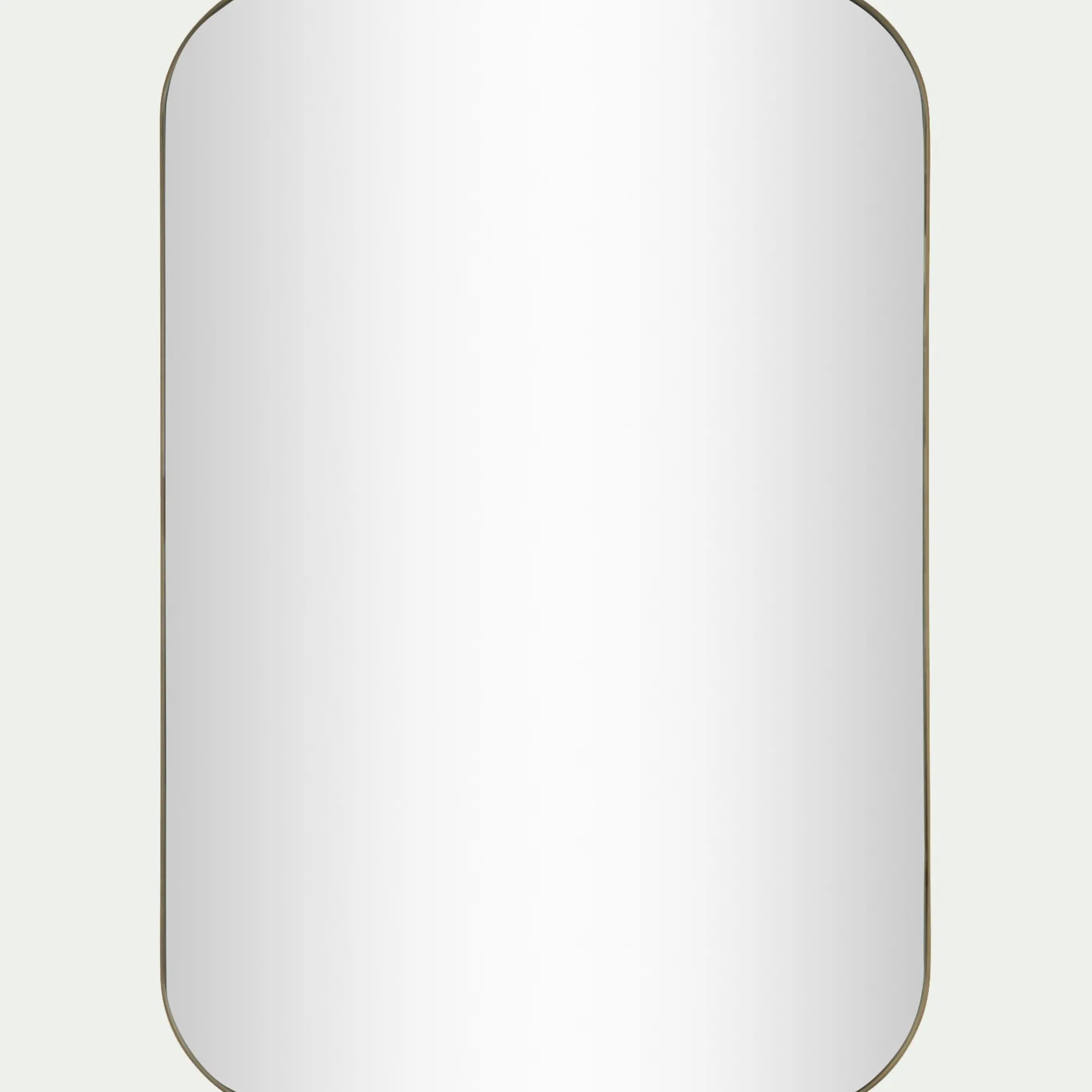 Miroir*alinea Miroir en aluminium 59x88cm - Doré