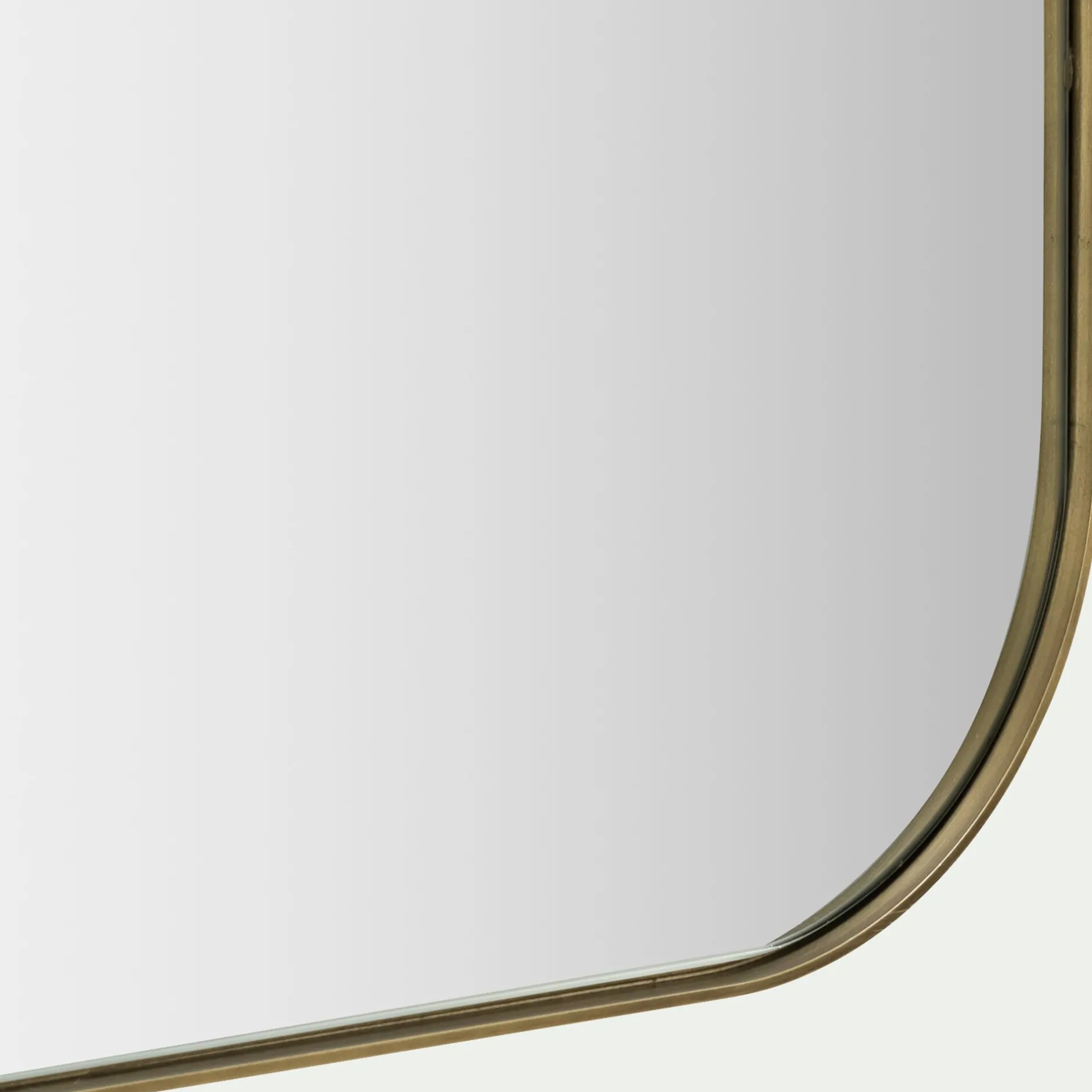 Miroir*alinea Miroir en aluminium 59x88cm - Doré