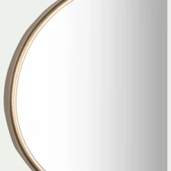 Miroir*alinea Miroir en bois H75xl60cm - Doré