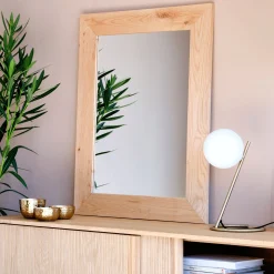 Miroir*alinea Miroir en chêne 89x69cm - Naturel