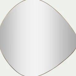 Miroir*alinea Miroir organique en métal 58,5x60cm - Doré