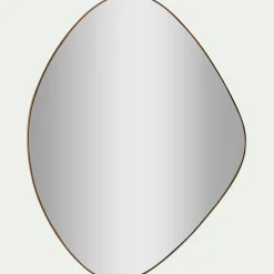Miroir*alinea Miroir organique en métal 58,5x60cm - Doré