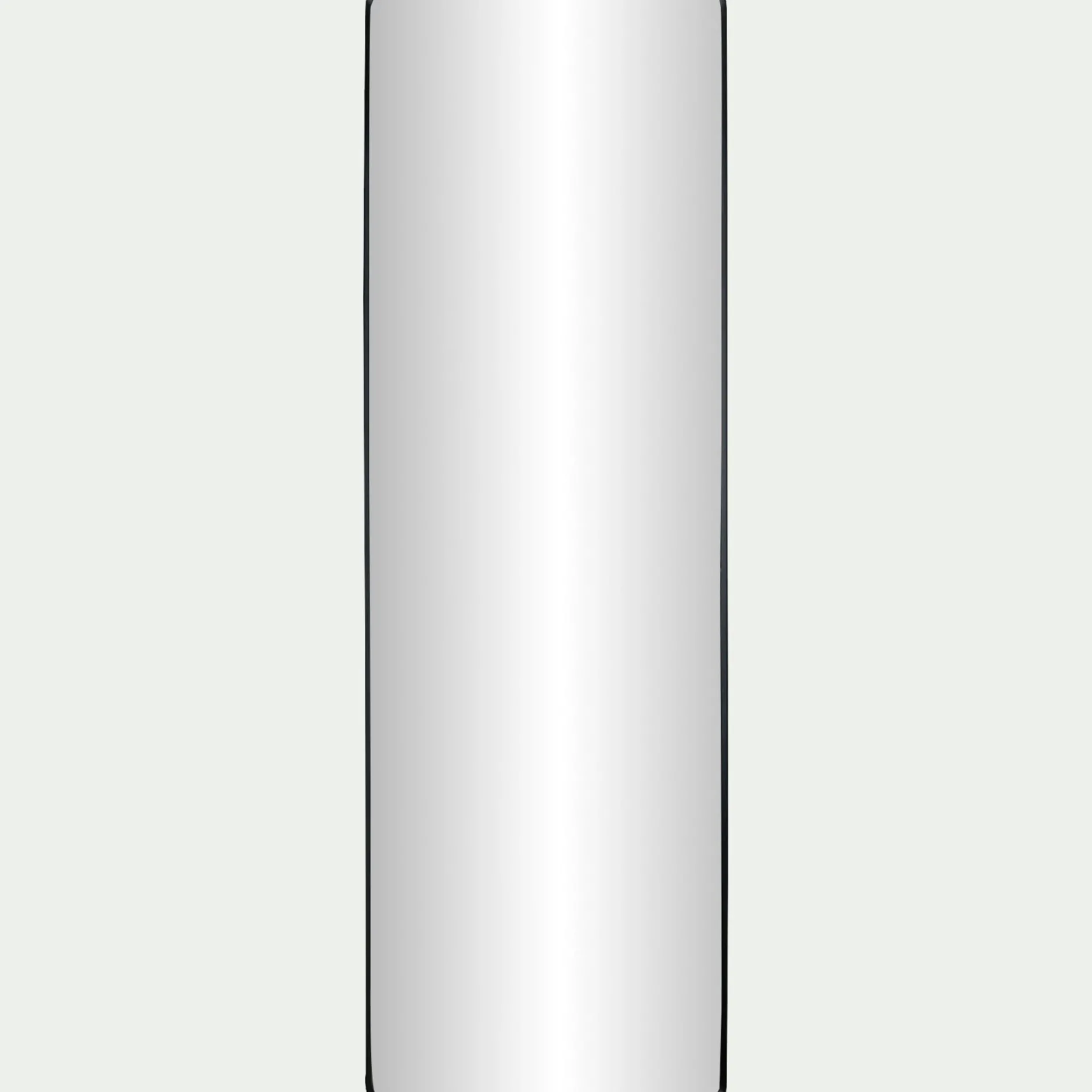 Miroir*alinea Miroir rectangulaire en aluminium l50,5xH161cm - Noir