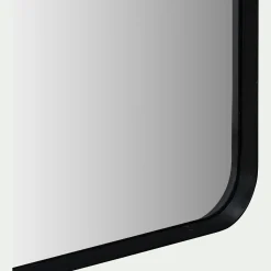 Miroir*alinea Miroir rectangulaire en aluminium l50,5xH161cm - Noir