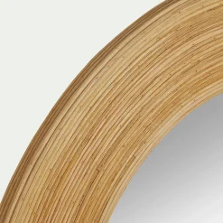 Miroir*alinea Miroir rond en bois D40,5cm Naturel